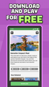 اسکرین شات 5 برنامه ModBox: Maps Mods Minecraft PE