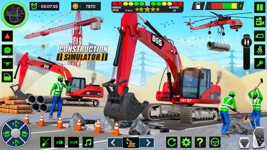 اسکرین شات 1 برنامه City Construction JCB Games 3D