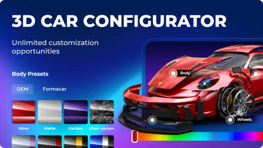 اسکرین شات 1 برنامه Formacar: Buy, Sell, Customize