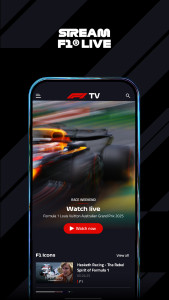 اسکرین شات 2 برنامه F1 TV