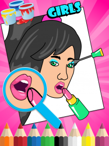 اسکرین شات 1 برنامه Beauty Coloring Book 3