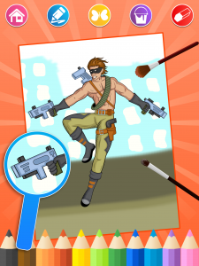 اسکرین شات 5 برنامه Superhero Coloring Pages