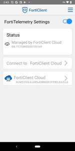 اسکرین شات 3 برنامه FortiClient