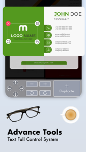 اسکرین شات 4 برنامه Business & Visiting Card Maker