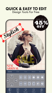 اسکرین شات 5 برنامه Poster Maker & Flyer Ads Page