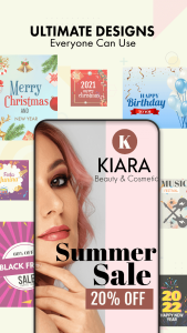 اسکرین شات 3 برنامه Poster Maker & Flyer Ads Page