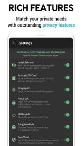 اسکرین شات 5 برنامه PRIVARY Secure Photo Vault