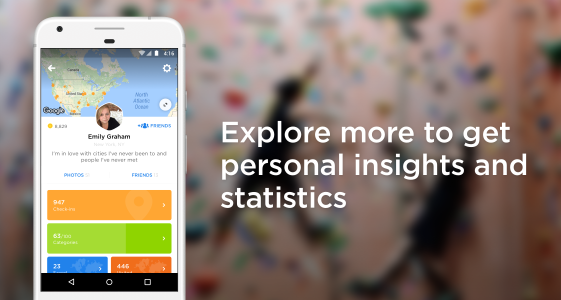 اسکرین شات 6 برنامه Foursquare Swarm: Check In