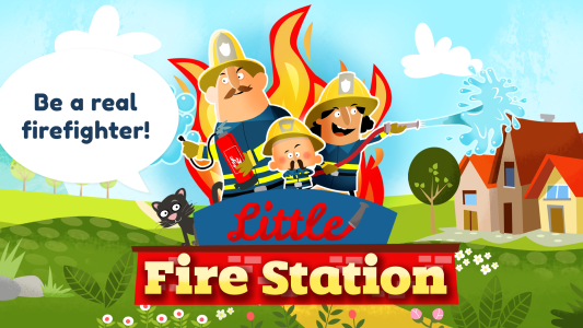 اسکرین شات 1 برنامه Little Fire Station