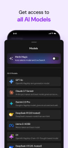 اسکرین شات 2 برنامه Merlin AI: AI Chat Assistant