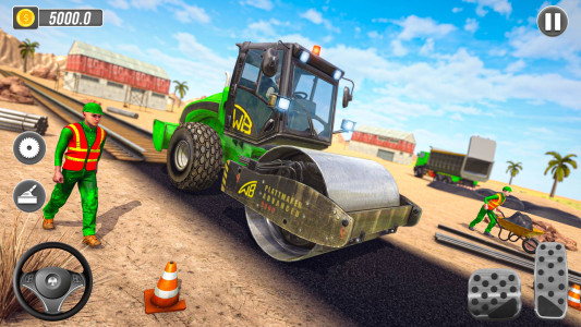 اسکرین شات 2 برنامه City Train Track Construction