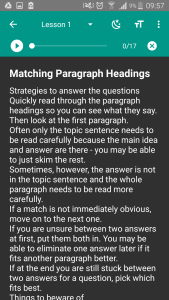 اسکرین شات 5 برنامه IELTS Reading