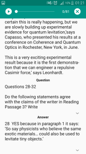 اسکرین شات 6 برنامه IELTS Reading