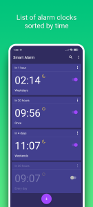 اسکرین شات 3 برنامه Smart Alarm Clock