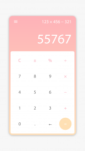 اسکرین شات 2 برنامه Minimal Calculator