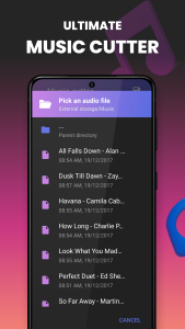 اسکرین شات 1 برنامه Music Cutter - Ringtone maker
