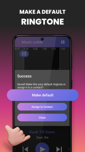 اسکرین شات 4 برنامه Music Cutter - Ringtone maker
