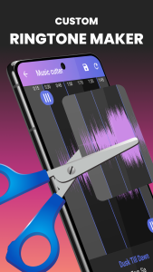 اسکرین شات 2 برنامه Music Cutter - Ringtone maker
