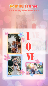 اسکرین شات 2 برنامه Family photo editor & frames
