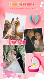 اسکرین شات 1 برنامه Family photo editor & frames