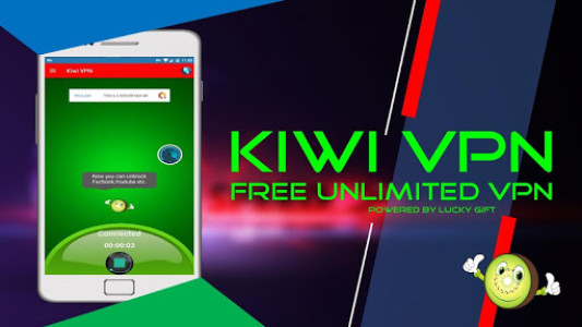 اسکرین شات 4 برنامه Kiwi VPN - Free Unlimited VPN