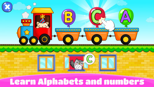 اسکرین شات 2 بازی Balloon Pop Kids Learning Game