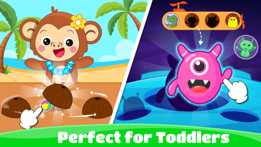 اسکرین شات 6 بازی Balloon Pop Kids Learning Game