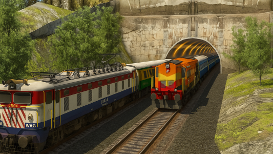 اسکرین شات 2 بازی Indian Train Simulator 3D