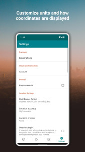اسکرین شات 6 برنامه My GPS Coordinates