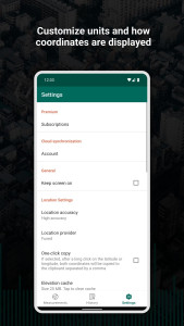 اسکرین شات 6 برنامه My GPS Tape Measure