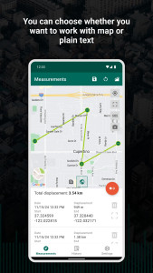 اسکرین شات 2 برنامه My GPS Tape Measure