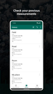 اسکرین شات 4 برنامه My GPS Tape Measure
