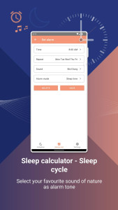 اسکرین شات 1 برنامه Sleep Cycle - Sleep Calculator
