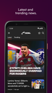 اسکرین شات 3 برنامه GOAL - Football News & Scores