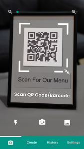اسکرین شات 2 برنامه QR code scanner - Barcode Scan