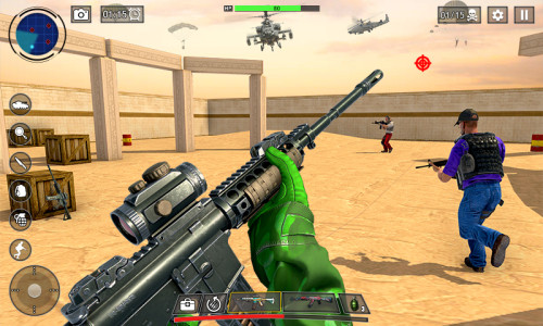 اسکرین شات 1 بازی FPS War Game: Offline Gun Game
