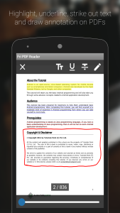 اسکرین شات 5 برنامه Fri PDF XPS Reader Viewer