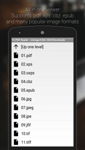 اسکرین شات 2 برنامه Fri PDF XPS Reader Viewer