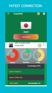 اسکرین شات 3 برنامه Freevpn - Free unlimited vpn proxy