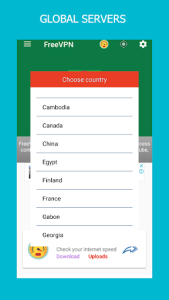 اسکرین شات 2 برنامه Freevpn - Free unlimited vpn proxy