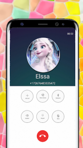 اسکرین شات 4 برنامه Call from Elssa Chat & video call (Simulation)