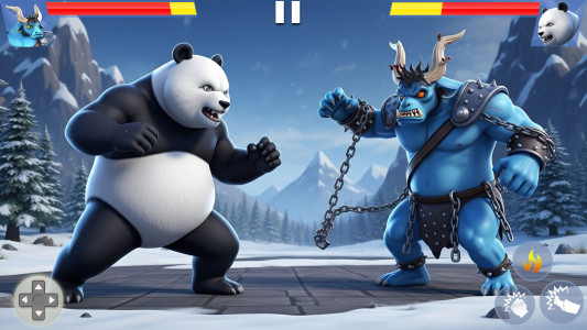 اسکرین شات 4 بازی Kung Fu Animal: Fighting Games