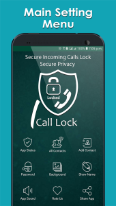 اسکرین شات 2 برنامه Secure Incoming Calls Lock