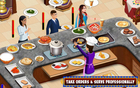 اسکرین شات 4 بازی Indian Food Restaurant Kitchen