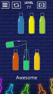 اسکرین شات 5 بازی Water sort: Puzzle Games 2025