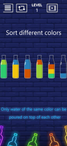 اسکرین شات 2 بازی Water sort: Puzzle Games 2025