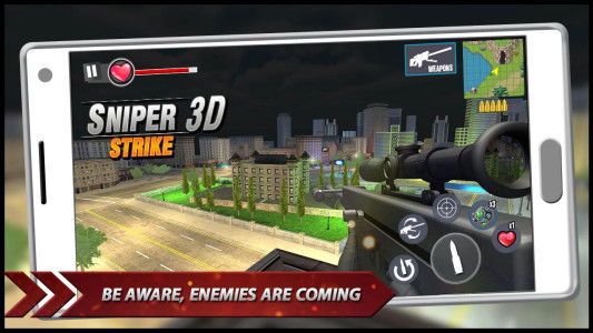 اسکرین شات 5 بازی Sniper 3D Strike Shooting Game