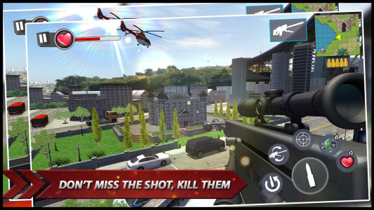 اسکرین شات 2 بازی Sniper 3D Strike Shooting Game
