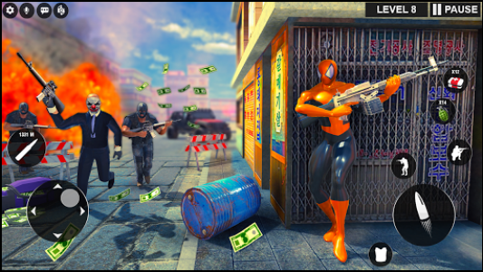 اسکرین شات 5 بازی Strange Superhero Ninja Shooter: Gangster Vegas