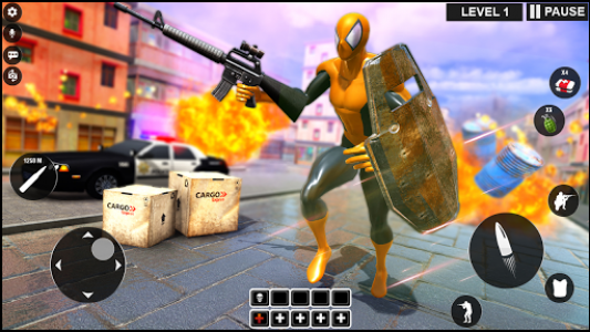 اسکرین شات 2 بازی Strange Superhero Ninja Shooter: Gangster Vegas